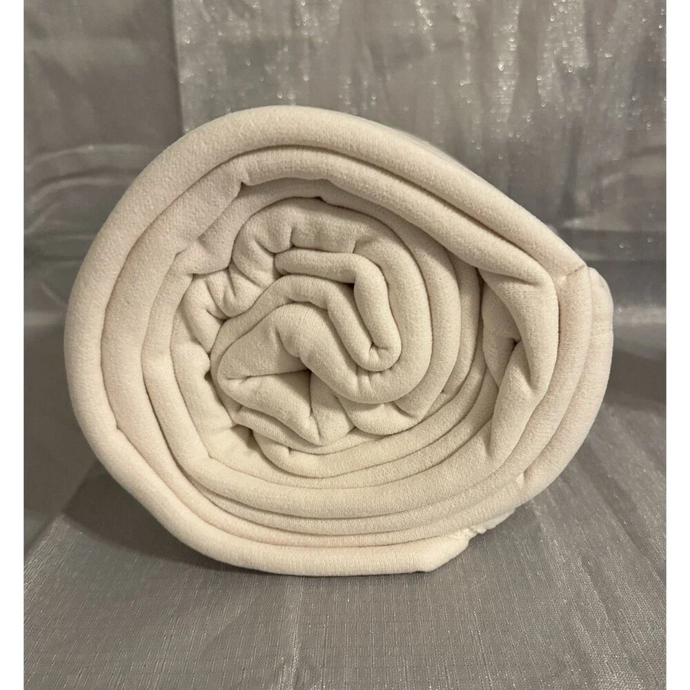 Threshold Oversized Throw Blanket 50”x70” Cream Color Soft Comfy Snuggly